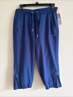 Tommy Hilfiger Navy Blue Drawstring Jogger Pants